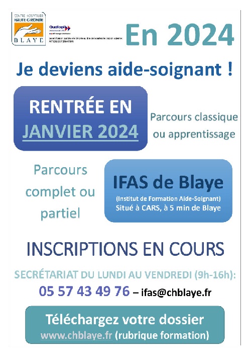 RENTREE 2024 - IFAS DE BLAYE